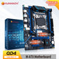 华南智X99 QD4 LGA 2011-3 XEON X99主板Intel E5 2640 2666 2670 2696 V3 V4支持DDR4 RECC NON-ECC内存NVME SATA